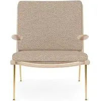 Boomerang Lounge Chair with Armrests - Karakorum