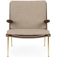 Boomerang Lounge Chair with Arms - Karakorum 003