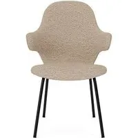 Catch Chair - Karakorum 003, Black Metal Legs