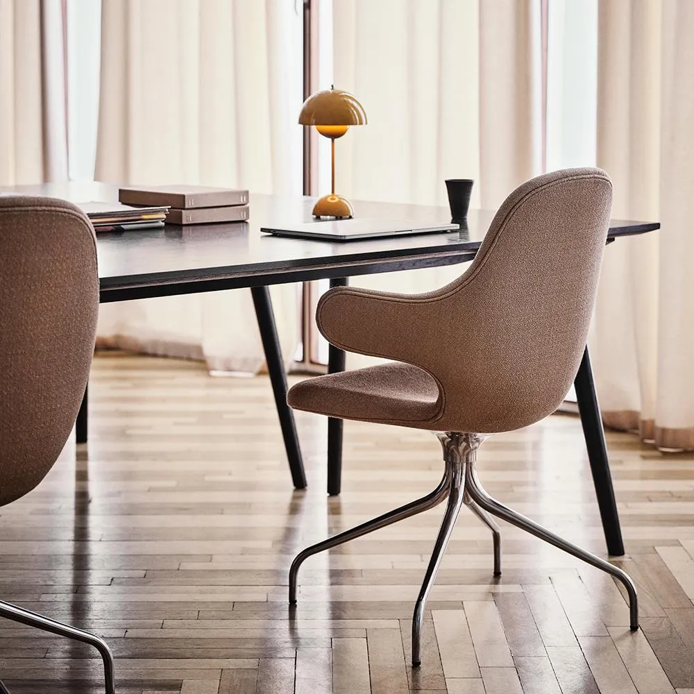 Catch Chair Re-Wool 108 - Black, Oak