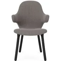 Catch Chair Re-Wool 108 - Black, Oak
