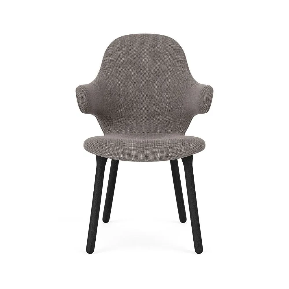 Catch Chair Re-Wool 108 - Black, Oak image