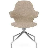 Catch Swivel Chair - Karakorum 003, Polished Aluminium