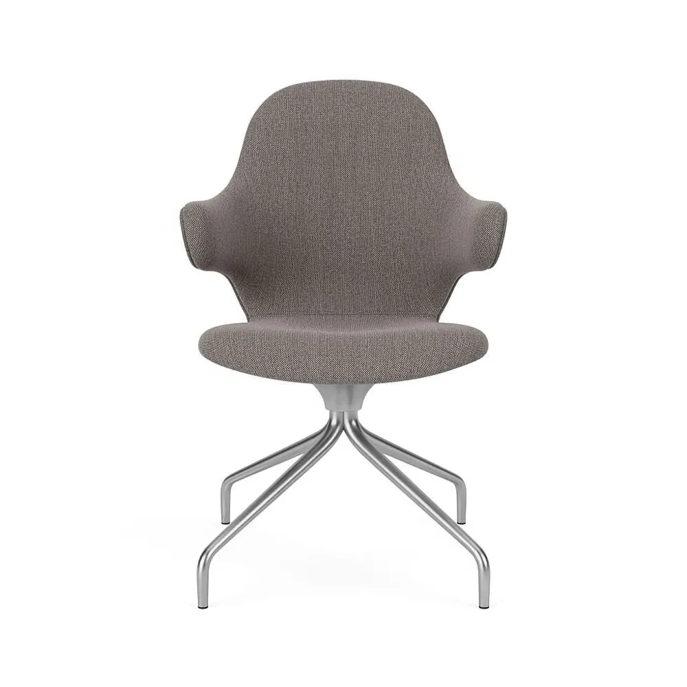 Catch Swivel Chair - Re-Wool 108, Polished Aluminium image