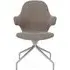 Catch Swivel Chair - Re-Wool 158, Polished Aluminium