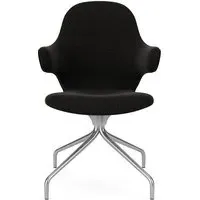 Catch Swivel Chair - Re-Wool 198, Polished Aluminium