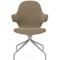 Catch Swivel Chair - Re-Wool 218, Polished Aluminium
