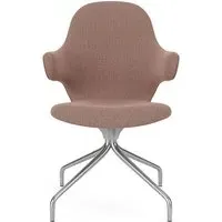 Catch Swivel Chair - Re-Wool 648, Polished Aluminium