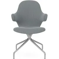 Catch Swivel Chair - Re-Wool 718, Polished Aluminium