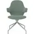 Catch Swivel Chair - Re-Wool 858, Polished Aluminium