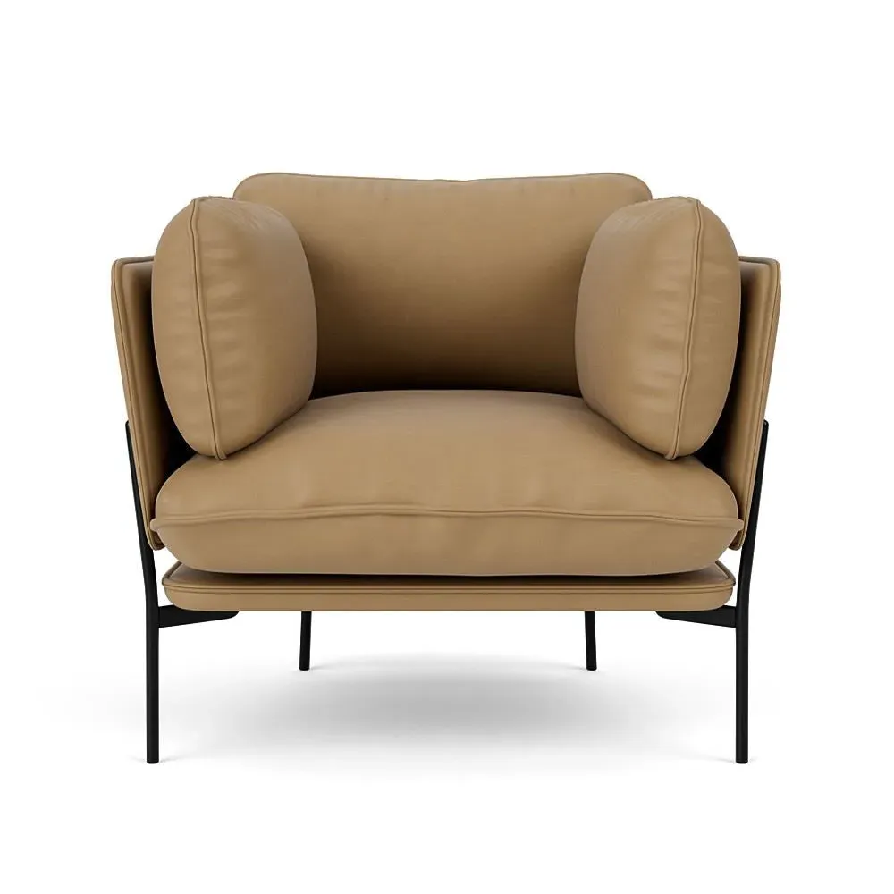 Cloud Lounge Chair - Silk, Warm Black Frame image