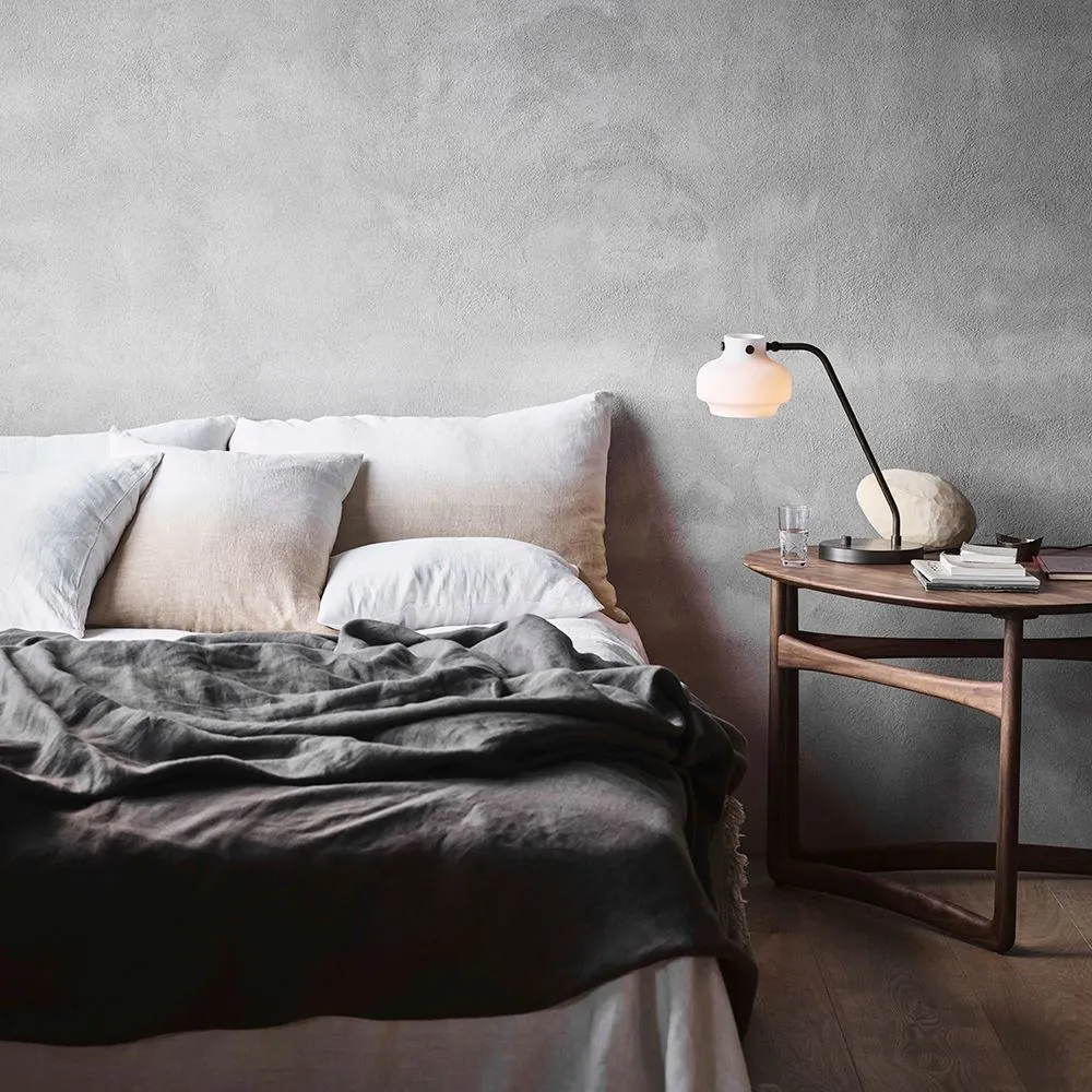 Drop Leaf Side Table with Folding Design - Oak