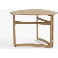 Drop Leaf Side Table with Folding Design - Oak