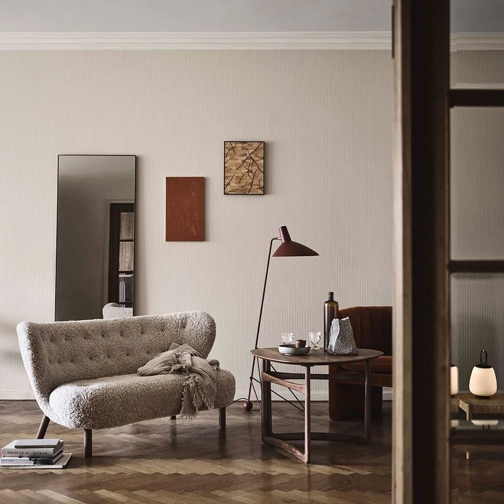 Drop Leaf Side Table with Folding Design - Walnut