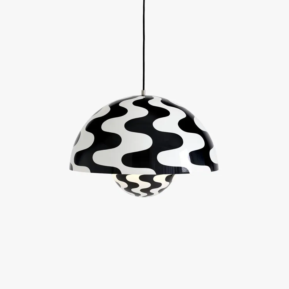 Flowerpot Pendant Light - Black, Metal