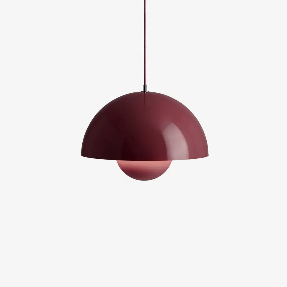 Flowerpot Pendant Light - Dark Plum