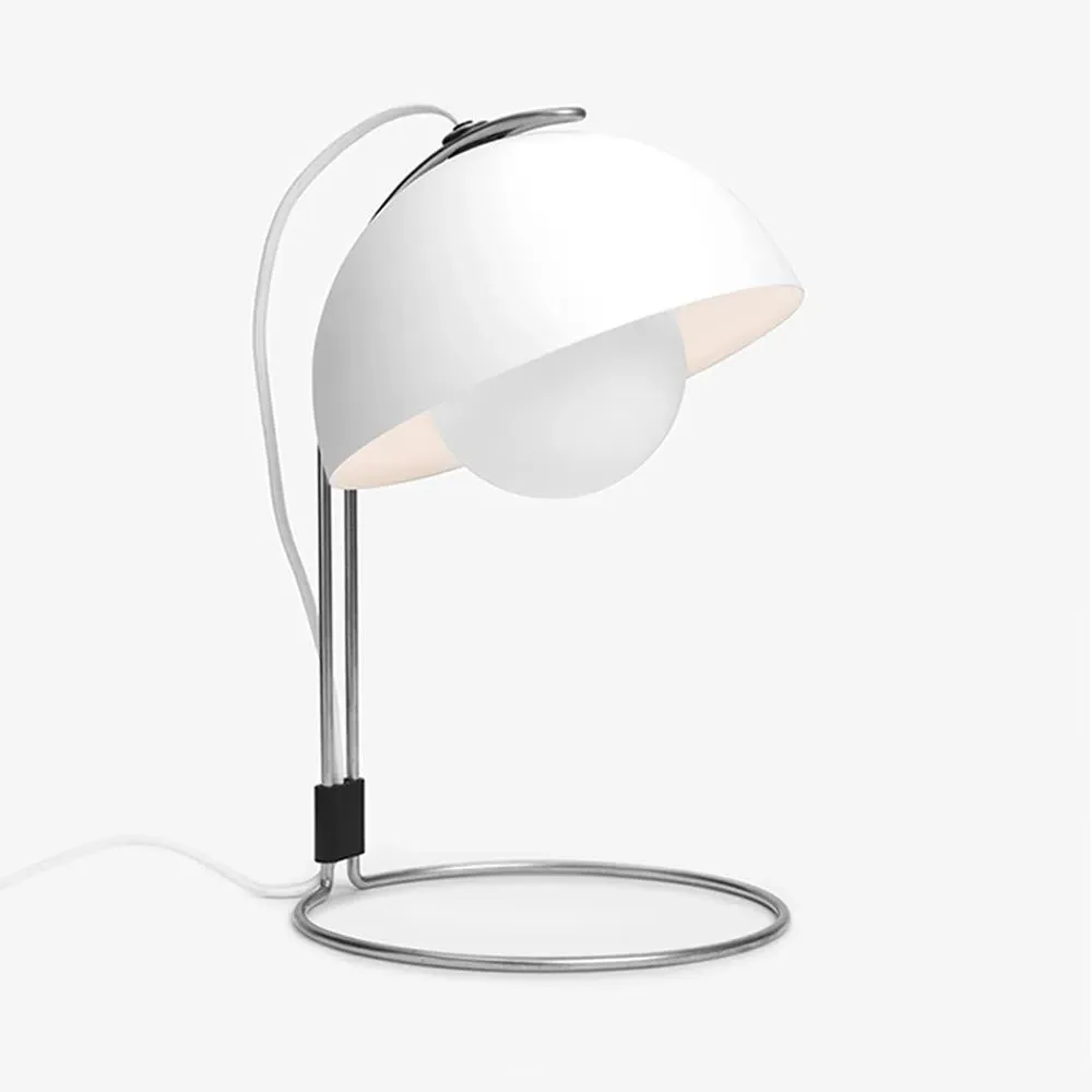 Flowerpot Table Lamp - Chrome, Steel