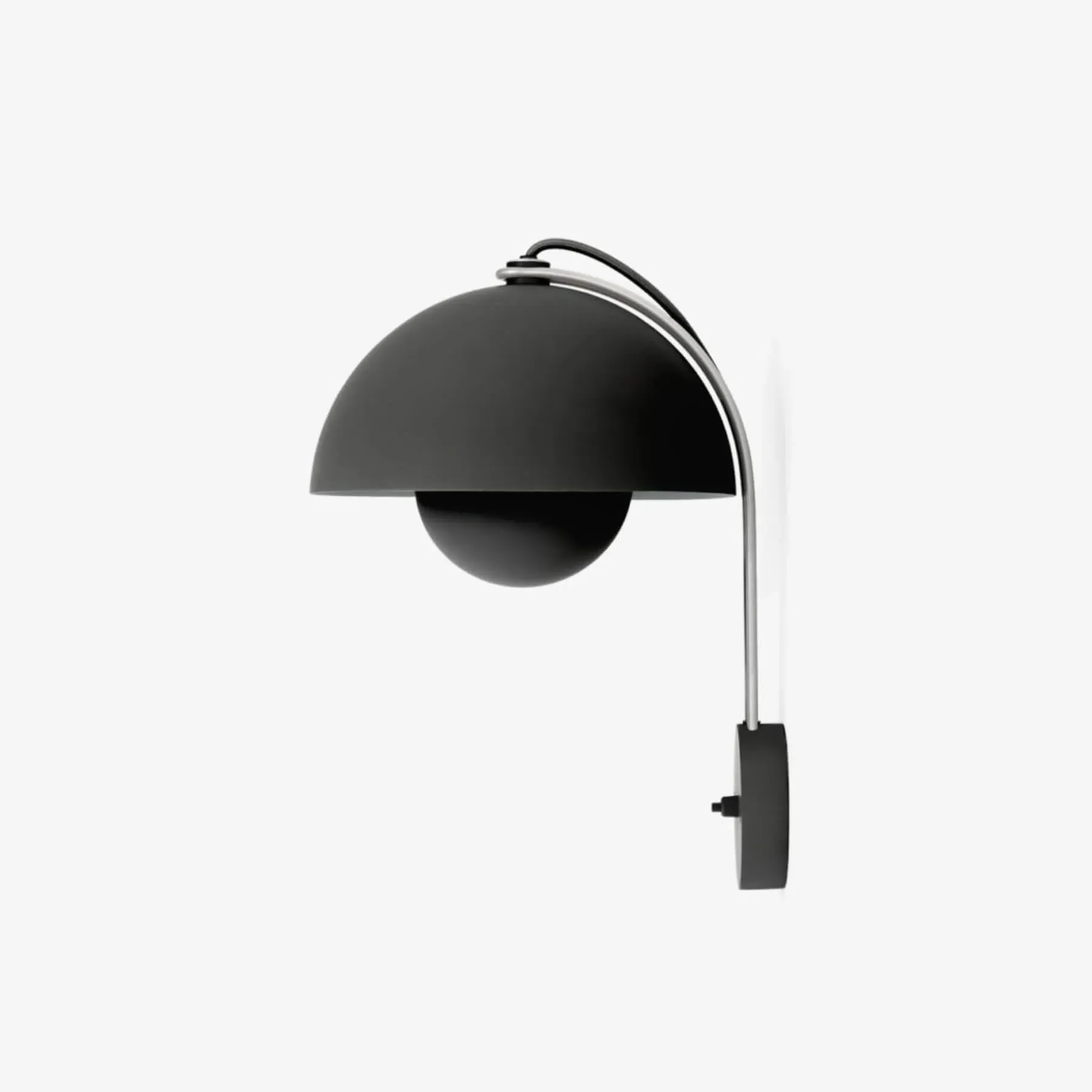 Flowerpot Wall Lamp - Mustard, Metal