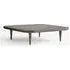 Fly Large Square Lounge Table - Smoked Oak, Nero Marquina Marble
