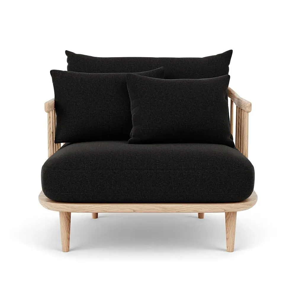 Fly Lounge Chair with Cushions - Oak