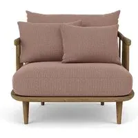 Fly Lounge Chair with Cushions - Smoked Oak