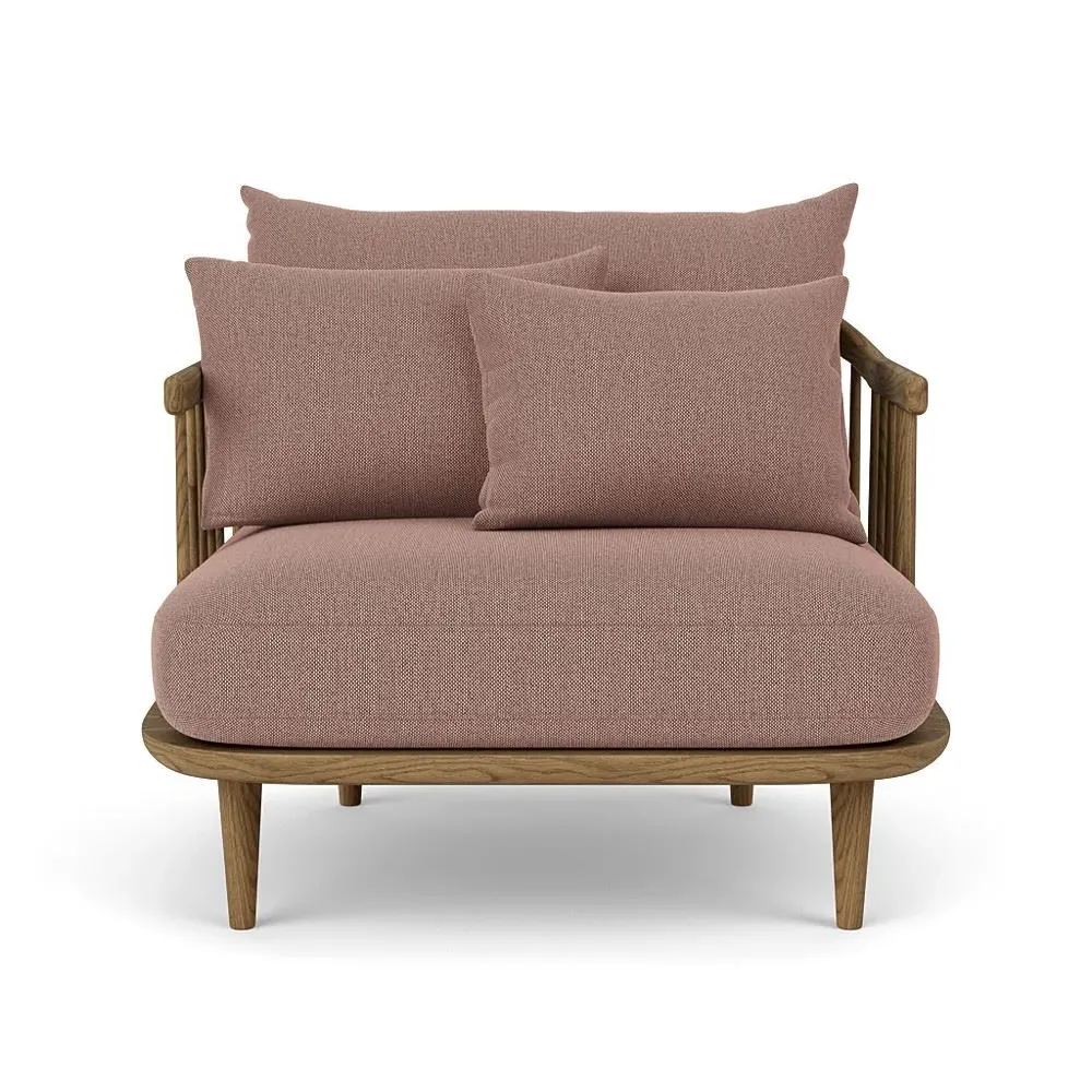 Fly Lounge Chair with Cushions - Smoked Oak