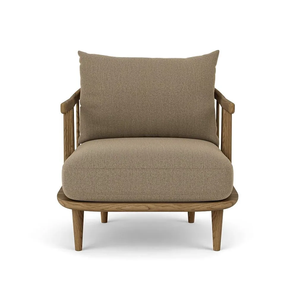 Fly Lounge Chair with Cushions - Smoked Oak