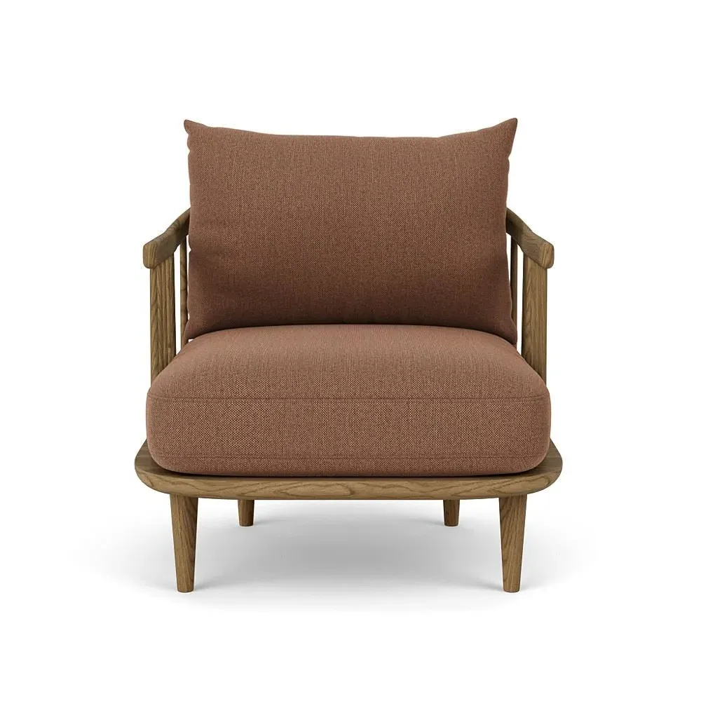 Fly Lounge Chair with Cushions - Smoked Oak