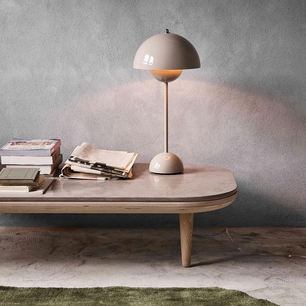 Fly Square Lounge Table - Smoked Oak, Nero Marquina Marble