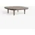 Fly Square Lounge Table - Smoked Oak, Nero Marquina Marble