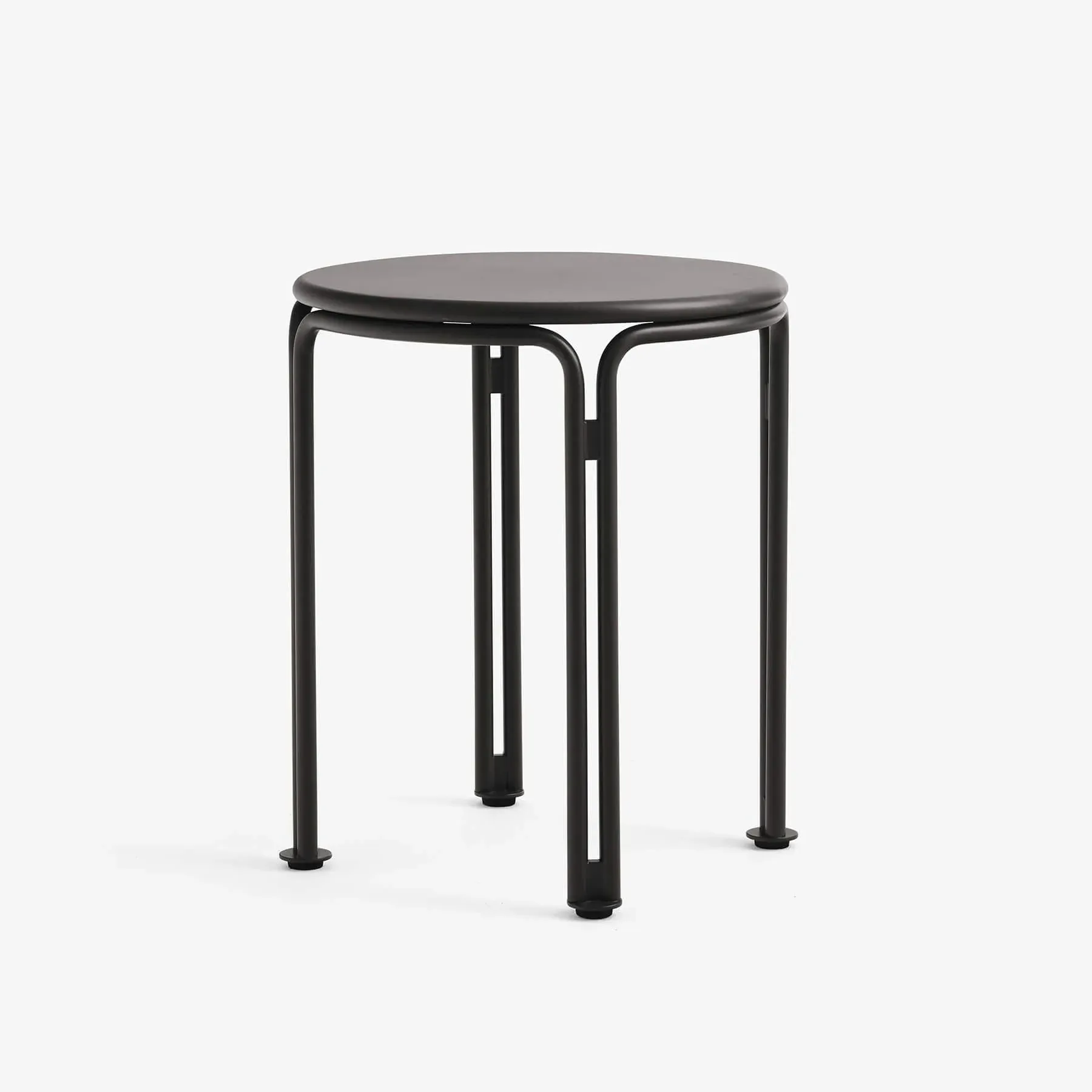 Garden Table with Stool Function - Green, Steel