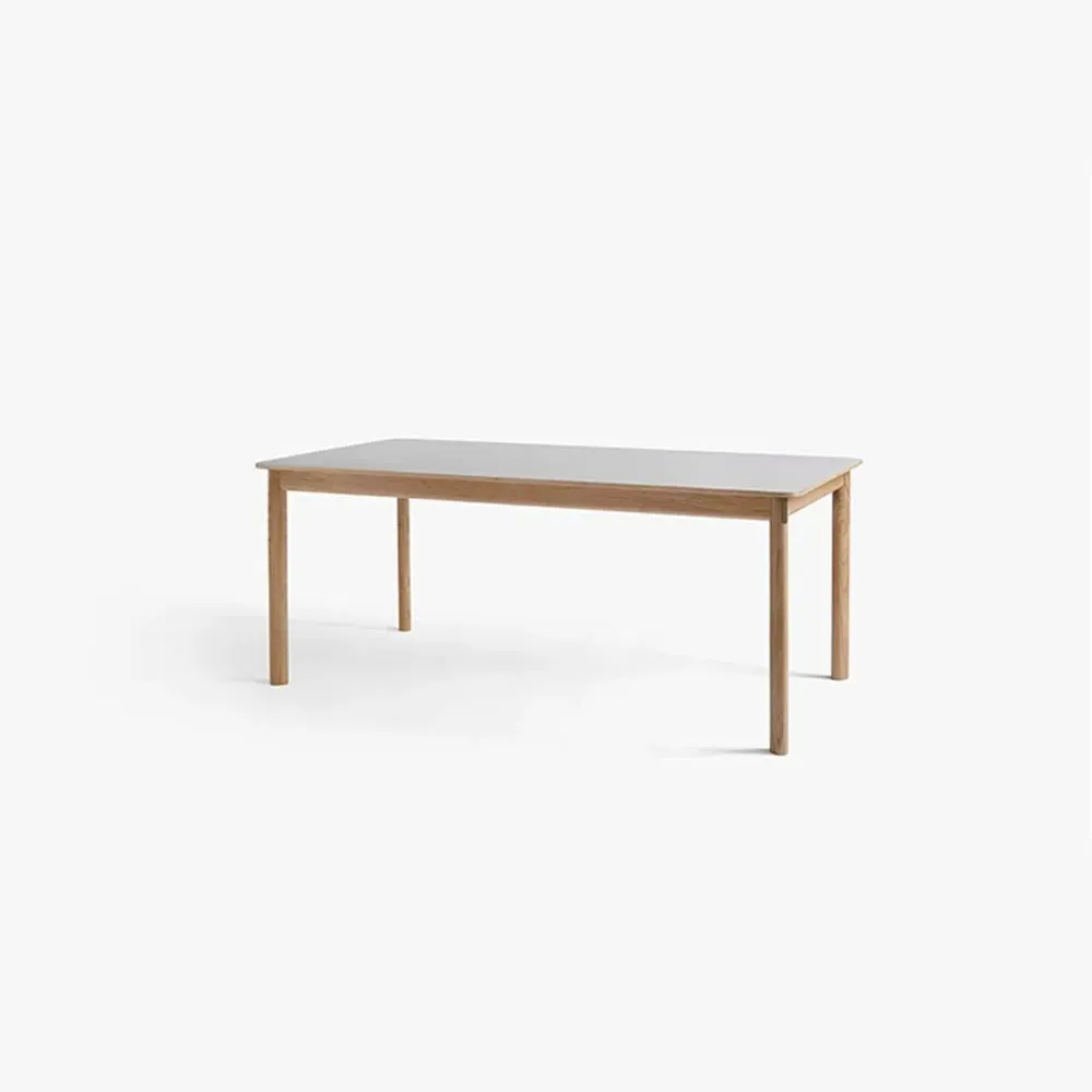HW1 & HW2 Patch Small Extendable Dining Table - Beige, Oak image
