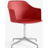HW43 Rely Office Chair - Vermillion, Aluminium