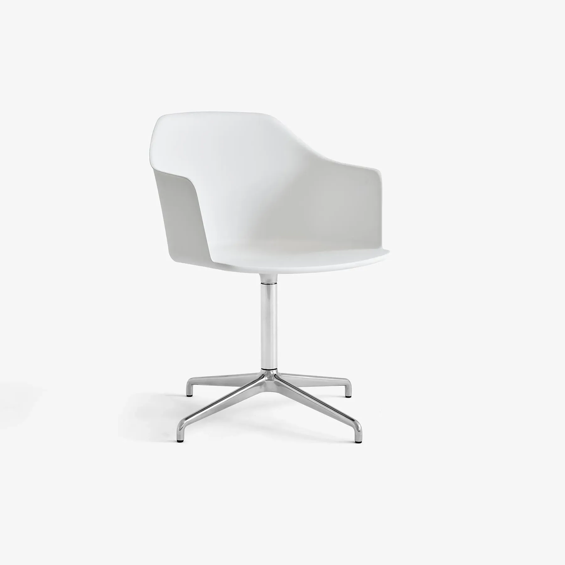 HW43 Rely Office Chair - White, Aluminium