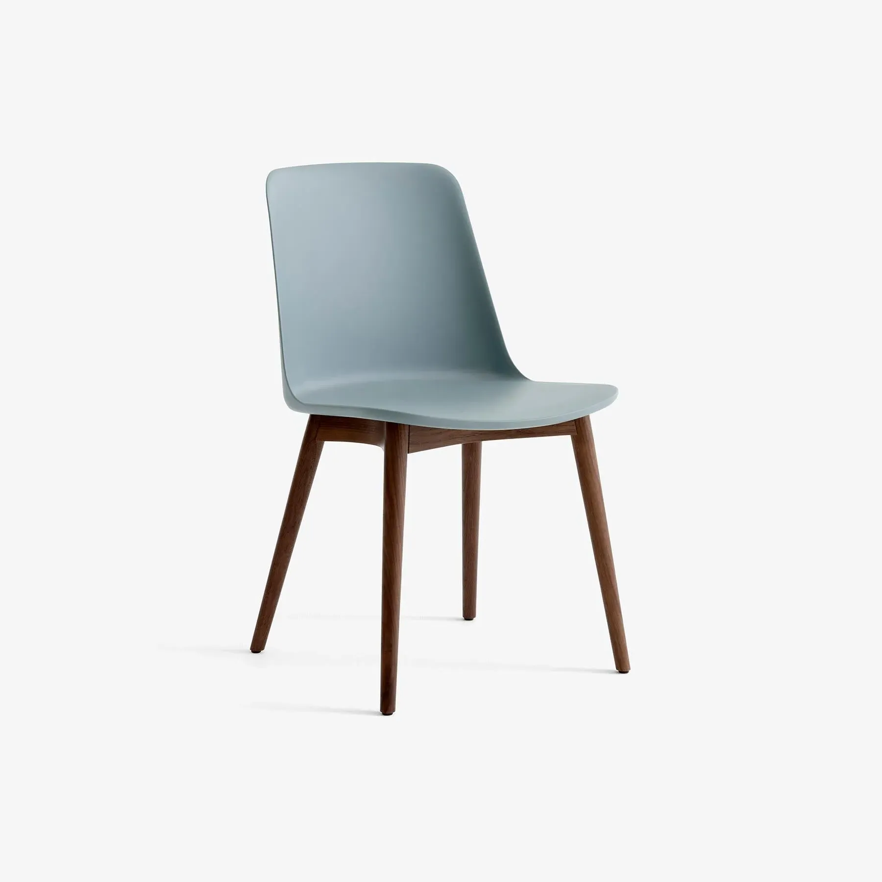 HW71 Rely Office Chair - Light Blue, Walnut