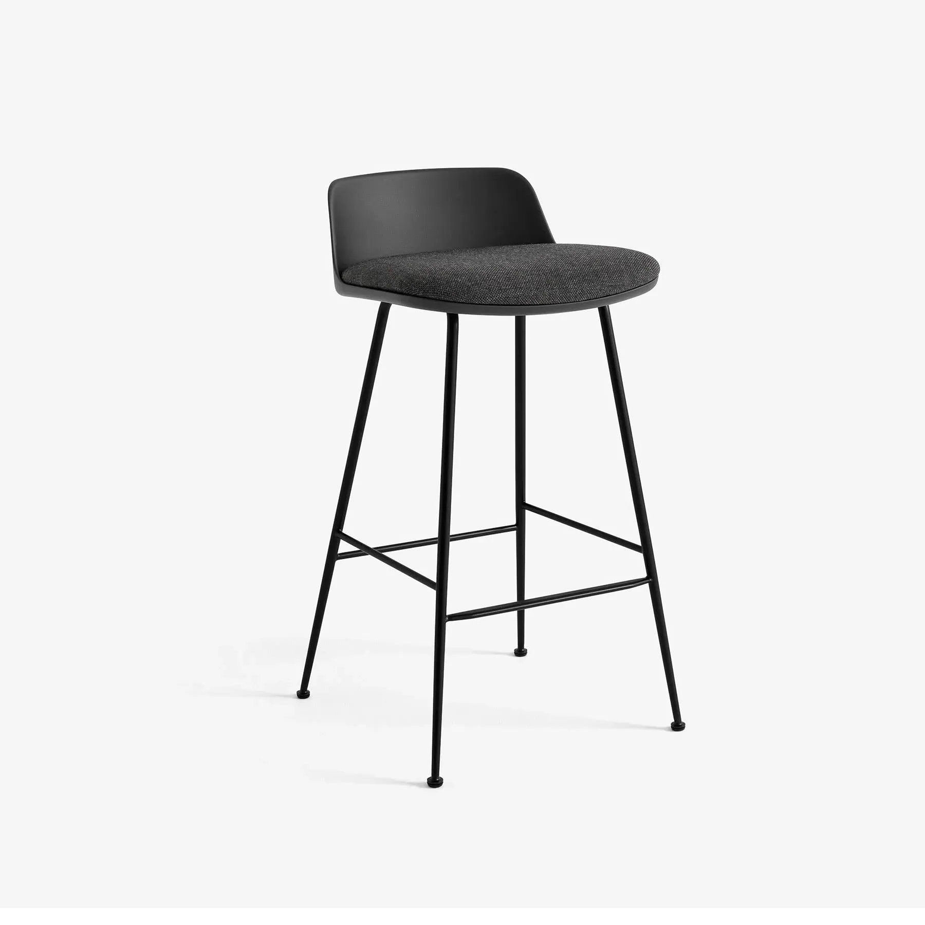 HW82 & HW87 Rely Bar Stool - Black