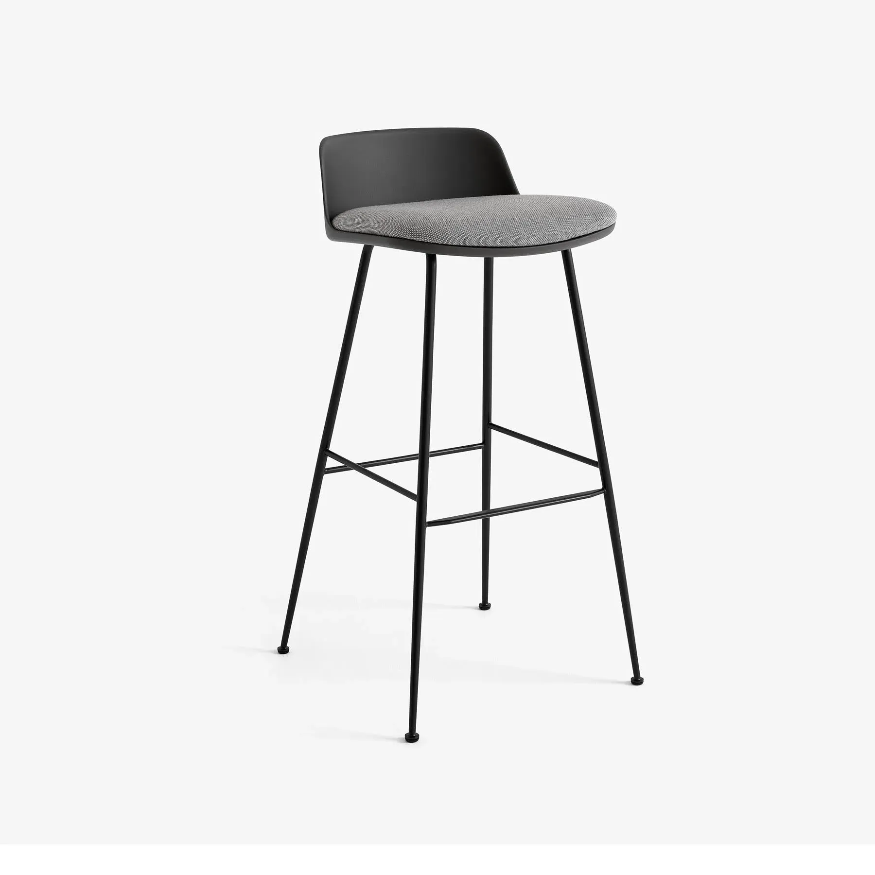 HW82 & HW87 Rely Bar Stool - Stone Grey