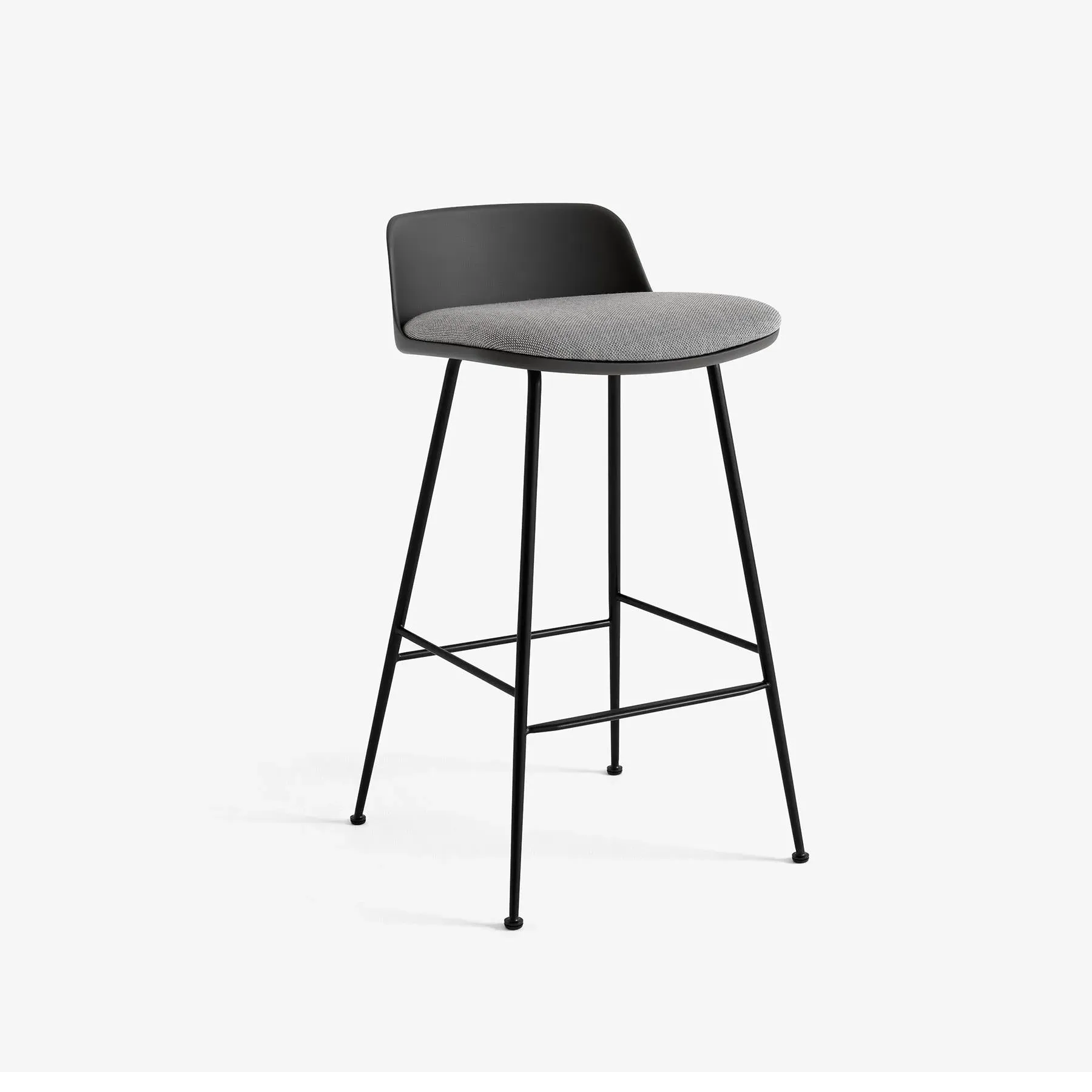 HW82 & HW87 Rely Bar Stool - Stone Grey