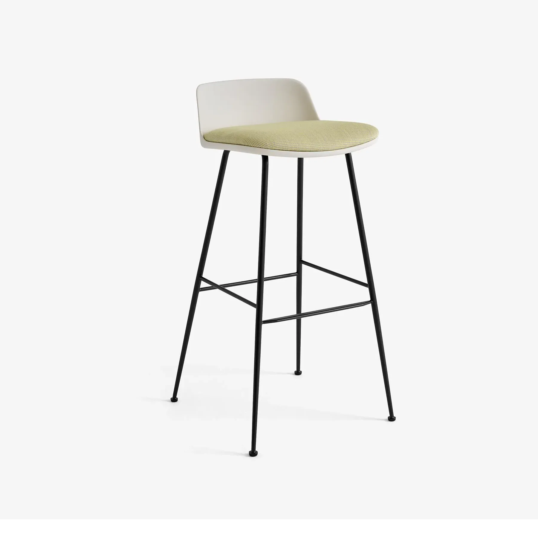 HW82 & HW87 Rely Bar Stool - White