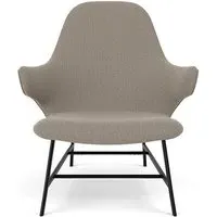 JH13 & JH14 Catch Lounge Chair - Re-Wool 128, Tube Base