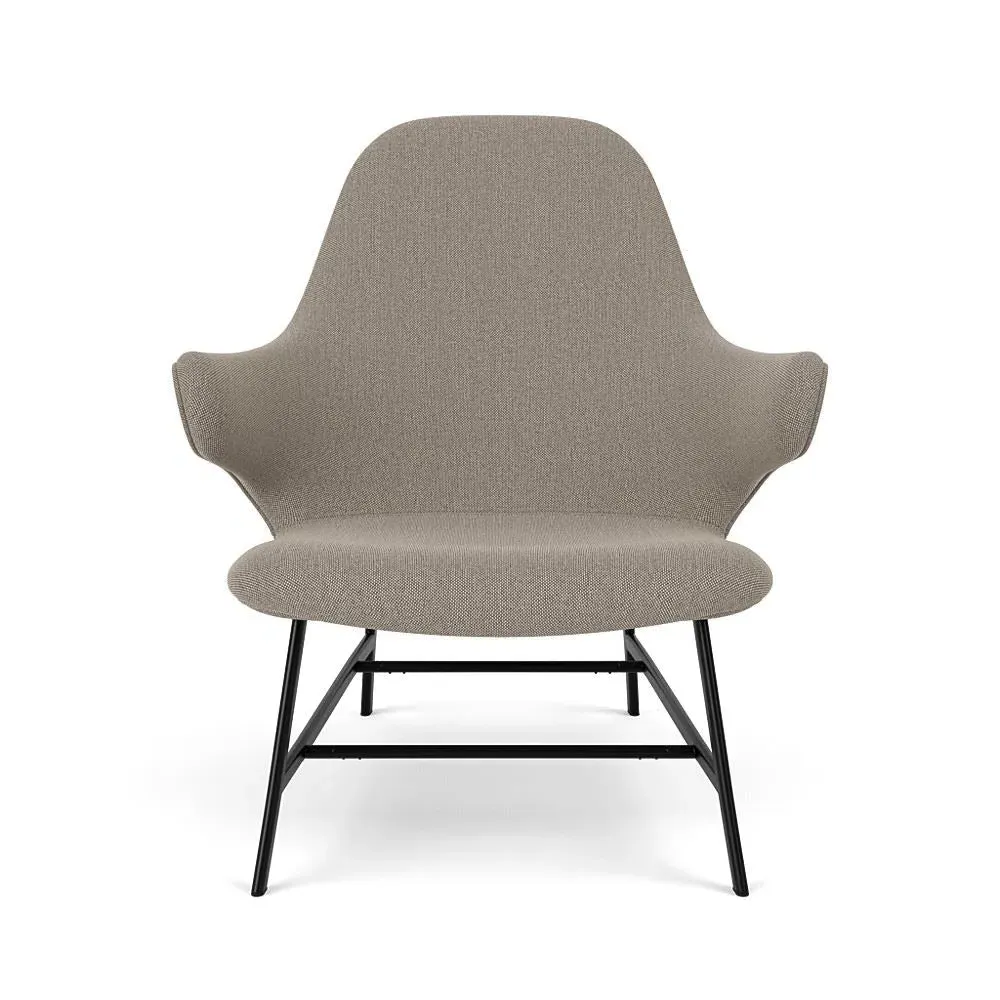 JH13 & JH14 Catch Lounge Chair - Re-Wool 128, Tube Base