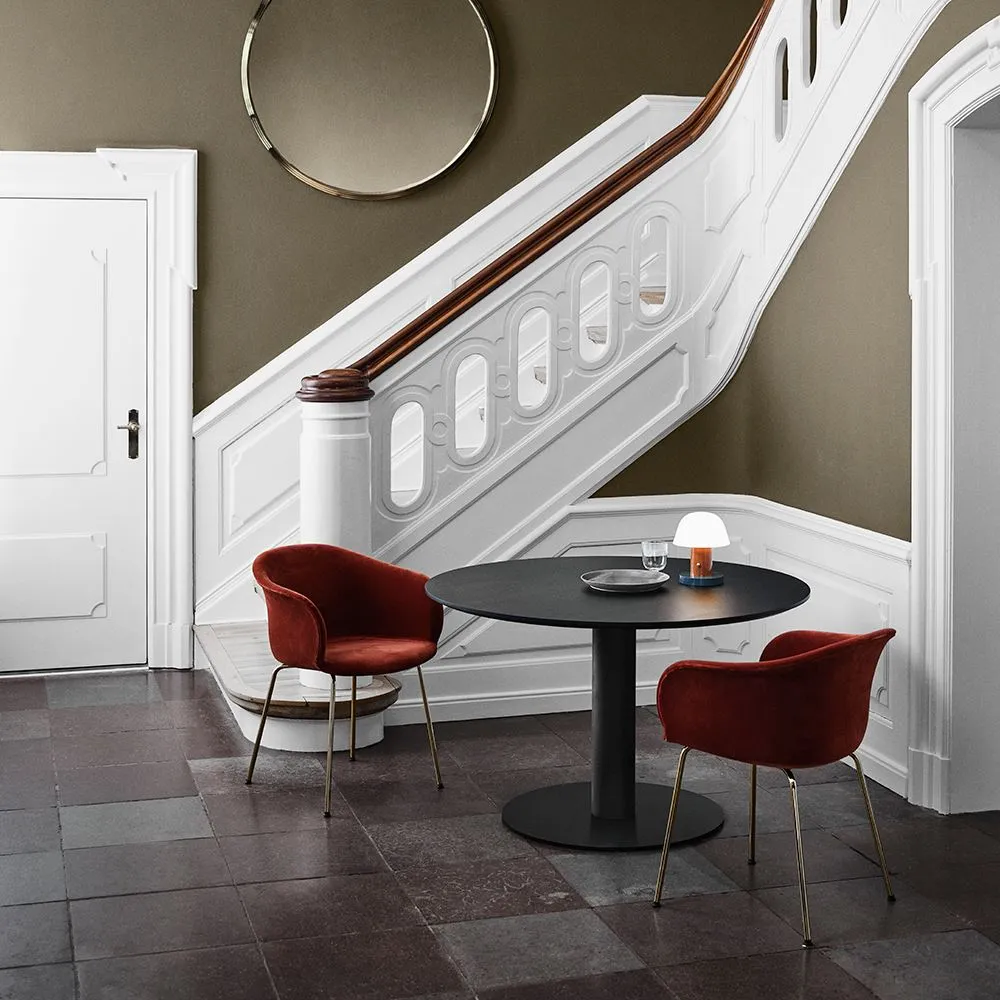 JH29 & JH31 Elefy Upholstered Dining Chair - Remix 123, Black