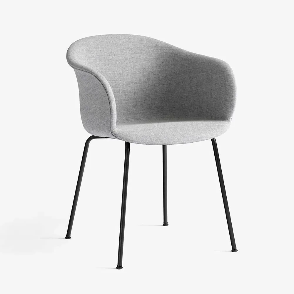JH29 & JH31 Elefy Upholstered Dining Chair - Remix 123, Black image