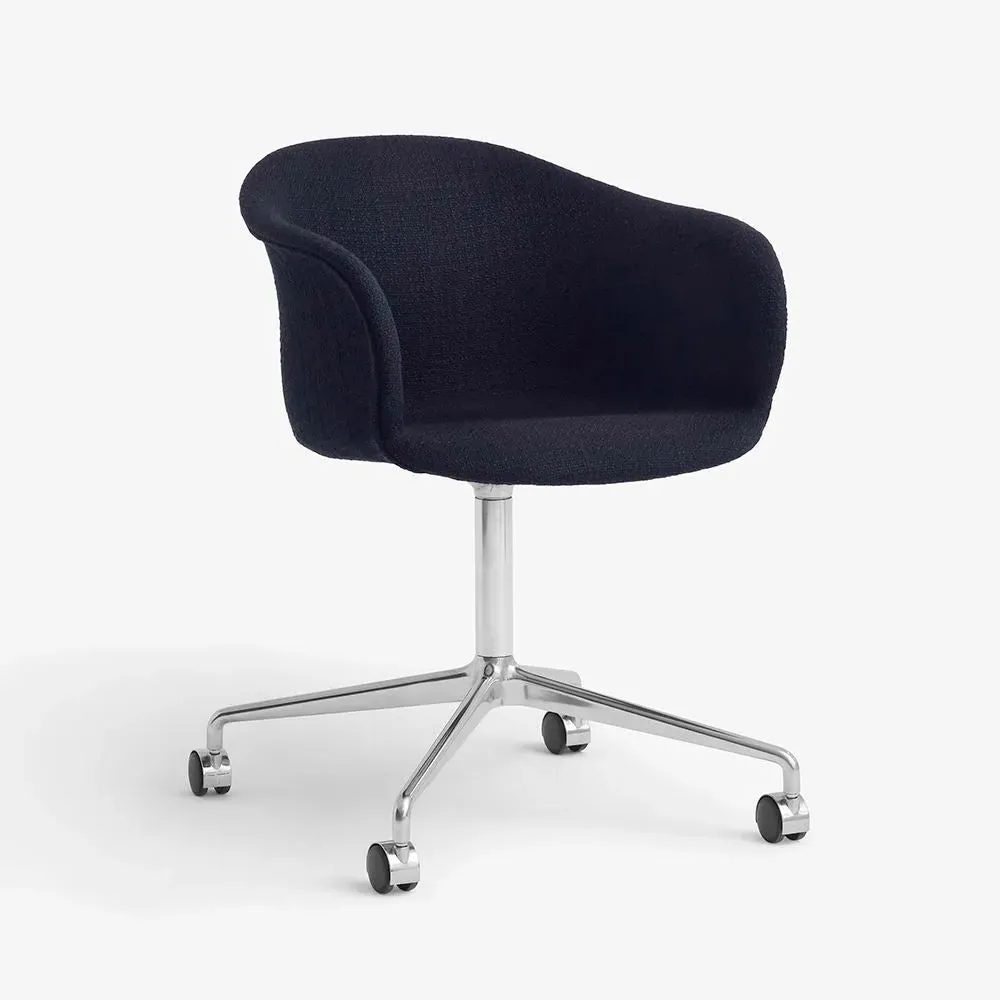 JH37 Elefy Swivel Office Chair with Castors - Silk, Black