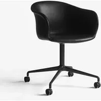 JH37 Elefy Swivel Office Chair with Castors - Silk, Black