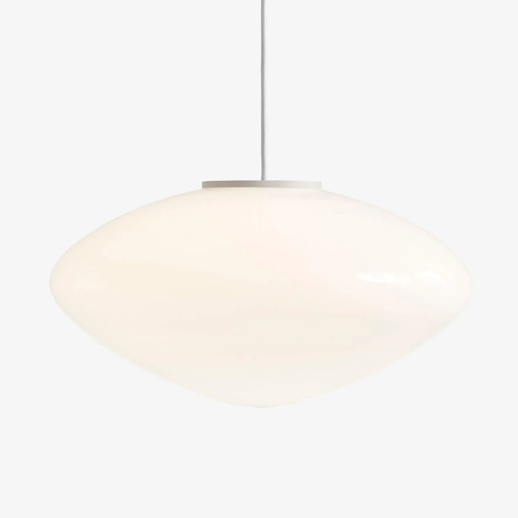 Large Pendant Light - Opal Glass
