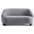 LC3 Margas 2-Seater Sofa - Gentle 133, Oiled Walnut