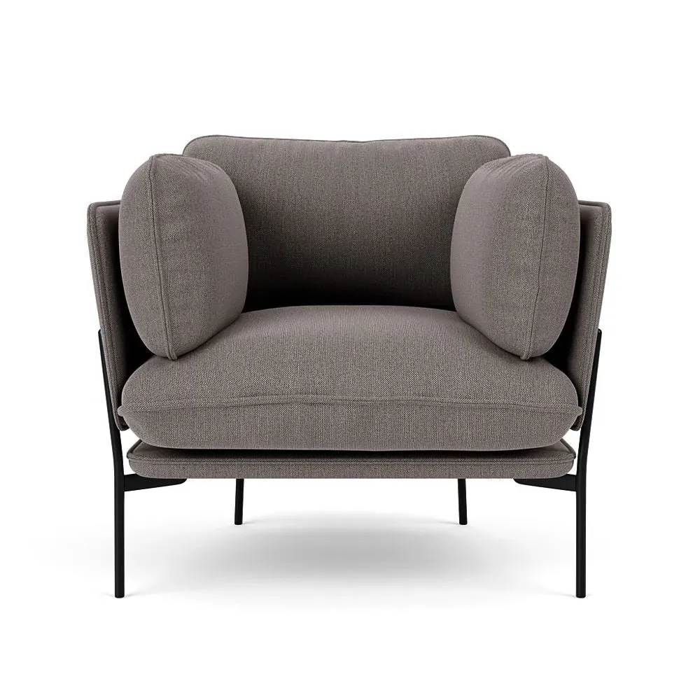 LN1 Cloud Lounge Chair - Re-Wool 108, Warm Black image