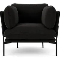 LN1 Cloud Lounge Chair - Re-Wool 198, Warm Black