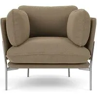 LN1 Cloud Lounge Chair - Re-Wool 218, Chrome